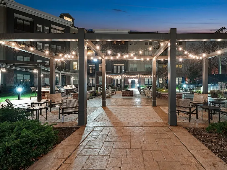 Courtyard with ample seating
