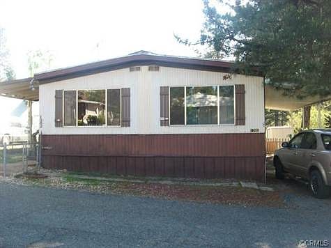 Front of the mobile home