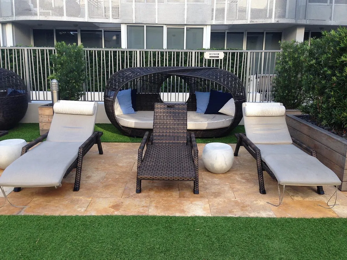 Photo 2 of 25 - 435 21st St #101 - Miami Beach, FL Poolside Lounge Chairs - 435 21st St #101