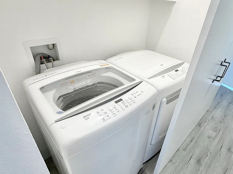 Laundry closet