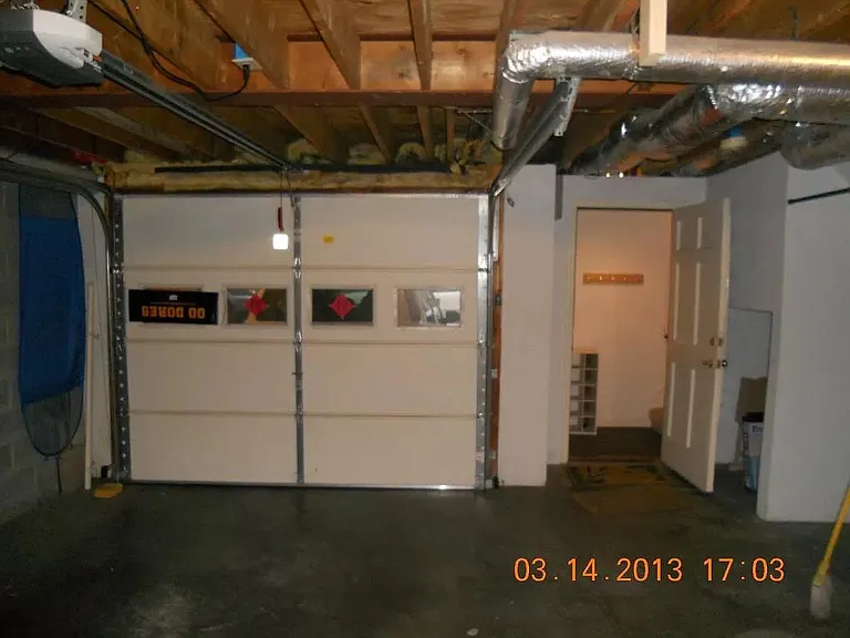 basement with HVAC vent