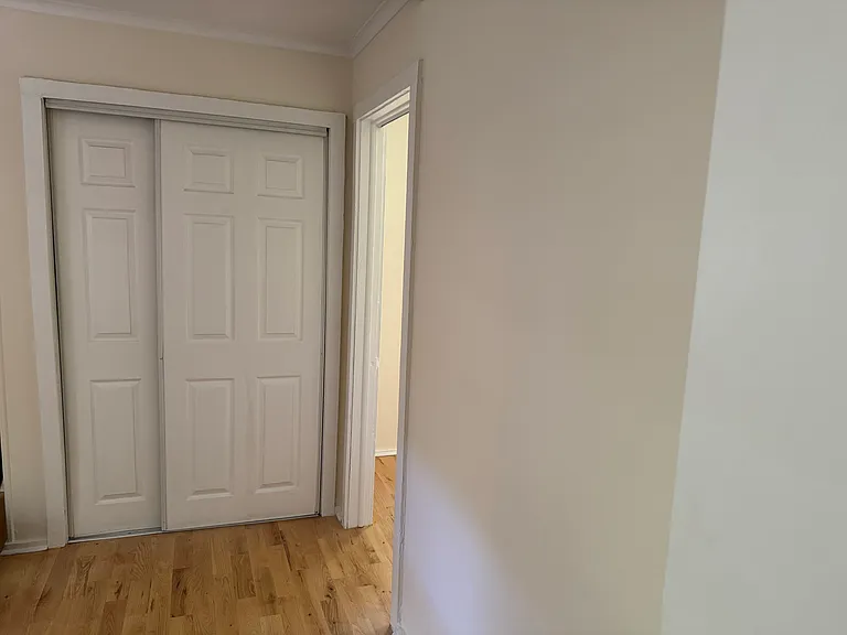 Upstairs back bedroom closet.