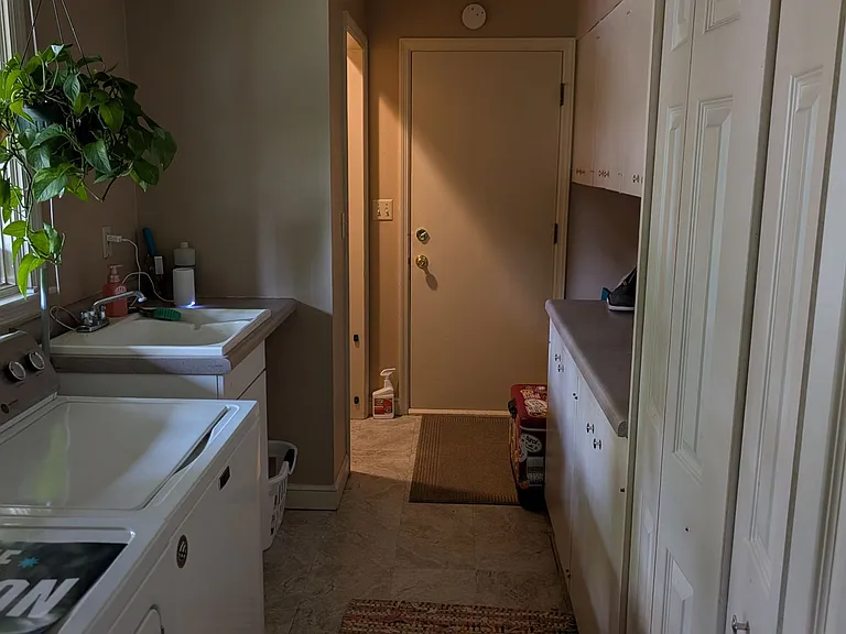 Laundry room; entry from garage