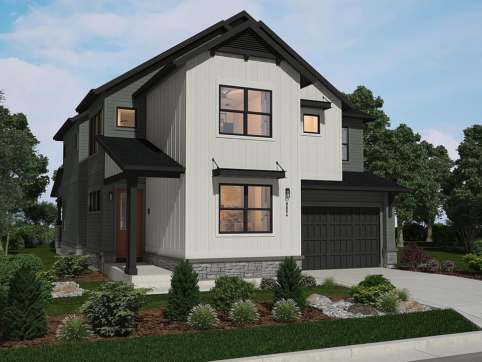 Elevation A of Lumen Three at Lumen Portfolio at The Village at Castle Pines in Castle Rock, Colorad