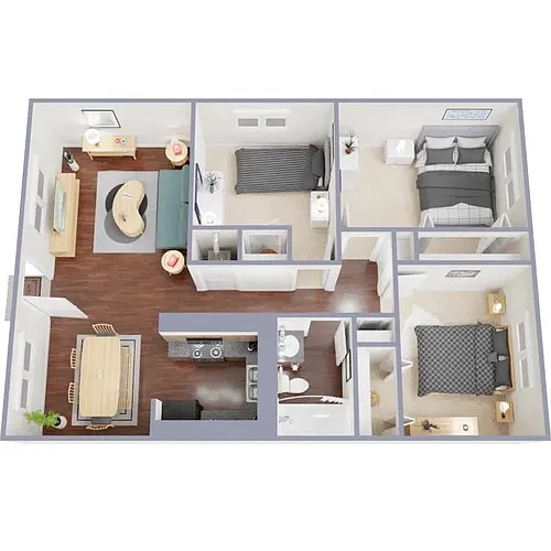 Floor plan 3x1 Classic