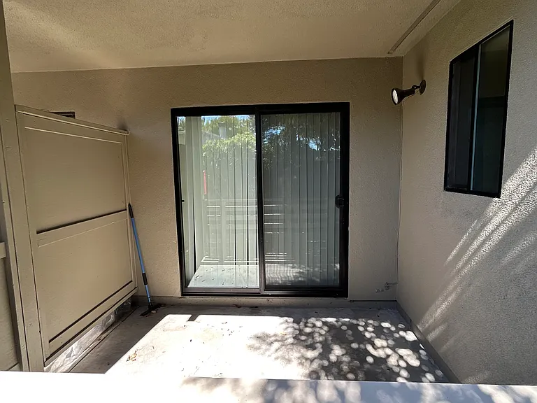 2nd patio, outside of the bedroom