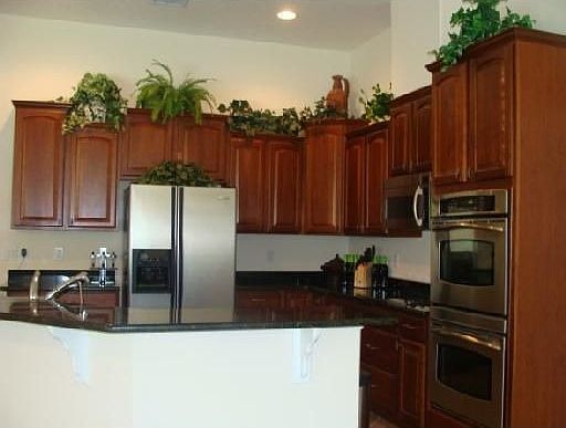 Rich Cherry Cabinets