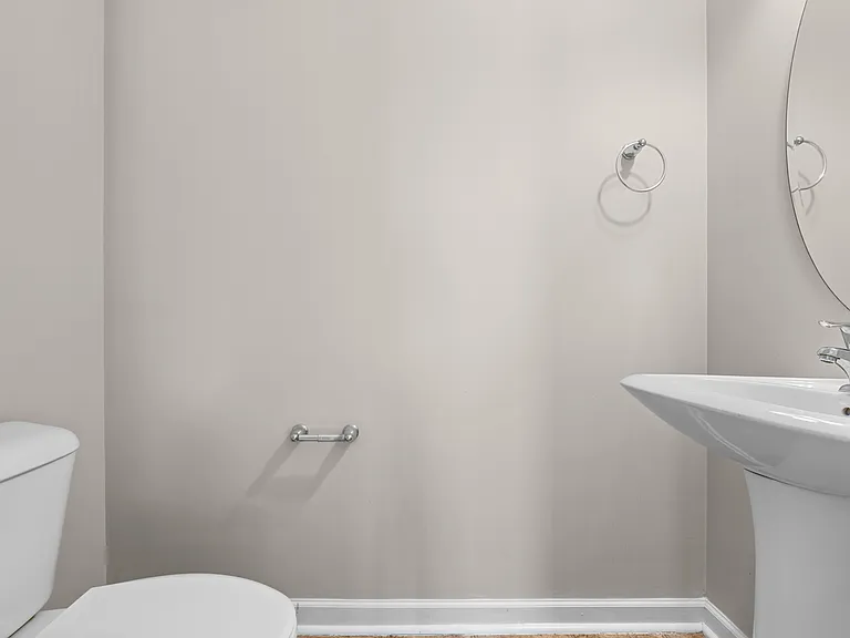 Downstairs powder room
