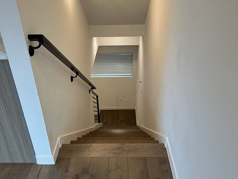 Stairway leading to main.