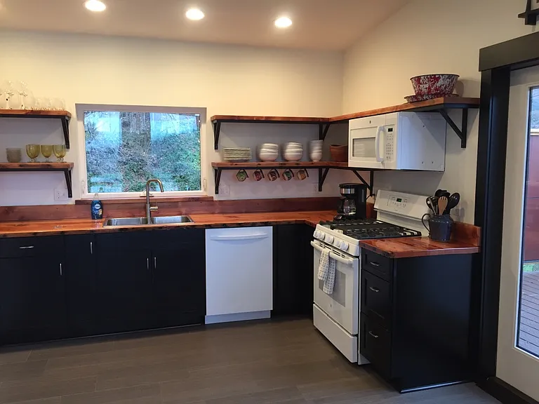 The kitchen.