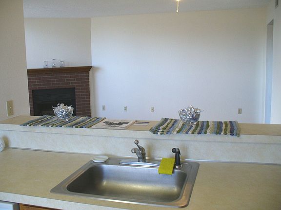 View of living area from kitchen