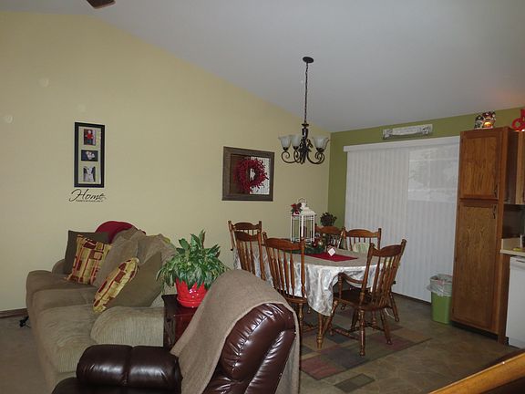 Main floor dining area with furniture