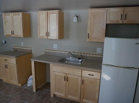 Garden level apartment kitchen 