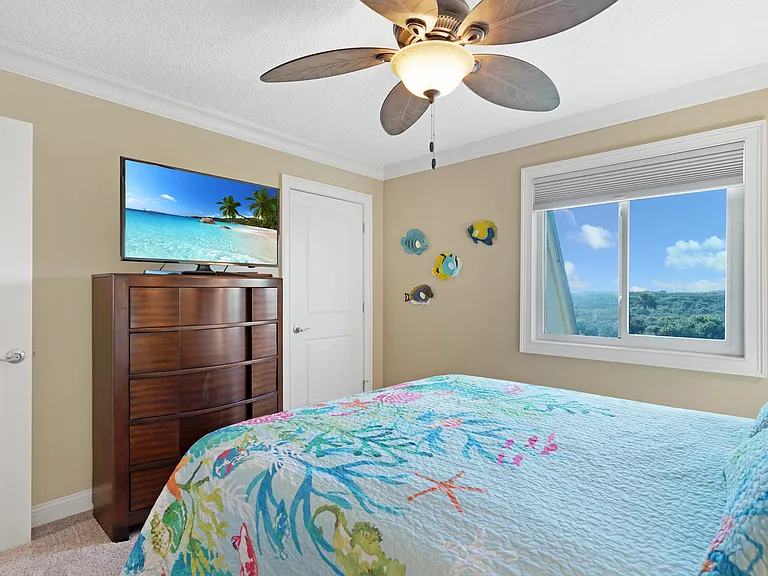 Bedroom 2. Southern views, watch the Spaceship launches!