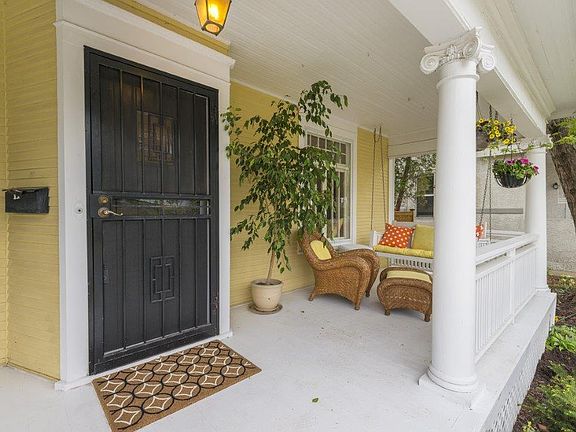 Porch swing w/lake views