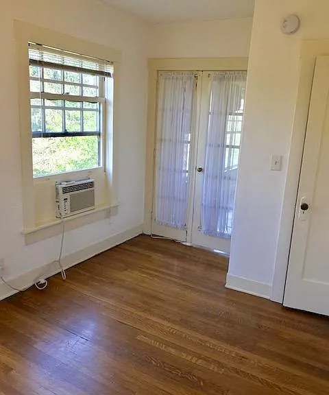 Bedroom 2 back corner looking towards entry French doors