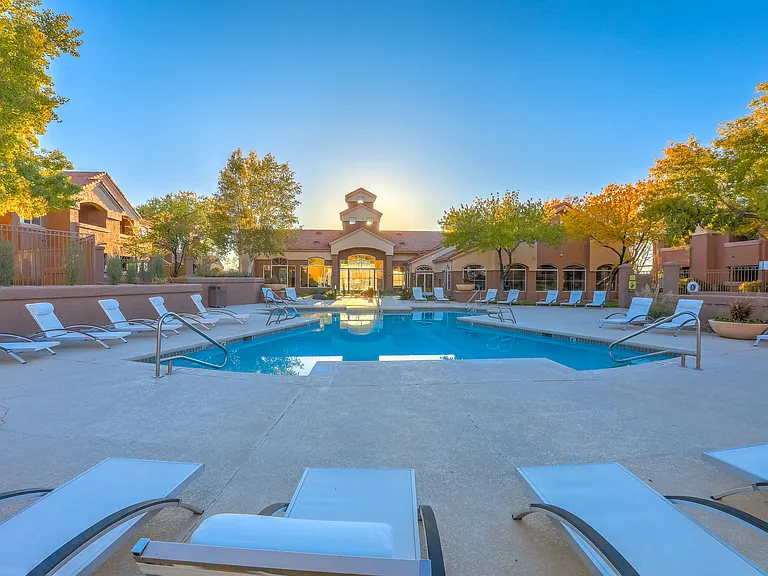Enjoy sunny days lounging by the pool