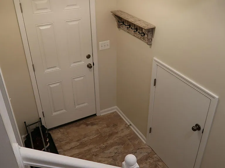 Basement door to garage