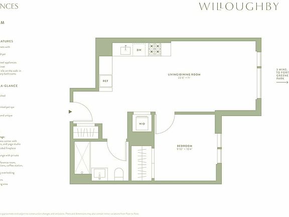 2nd image of 196 Willoughby St #17F