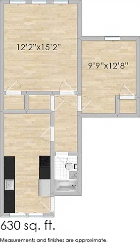 Floor plan 805 & 807 Fillmore