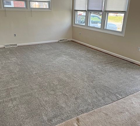 Living room looking from the hallway towards the front of the house