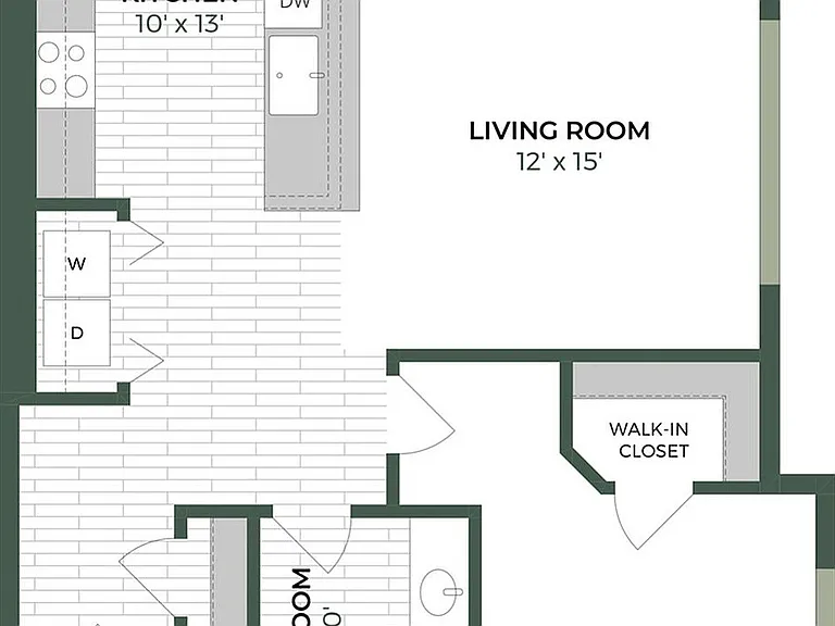 Floor Plan B5 | The Woodlands Apartments | Apartments in Menomonee Falls, WI Floor Plan B5 | The Woodlands Apartments | Apartments in Menomonee Falls, WI