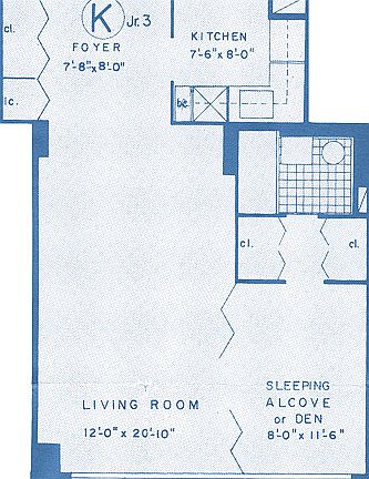 2nd image of 435 W 57th St APT 4K