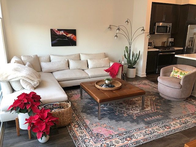 Main Living Room with West Elm and Room & Board furniture