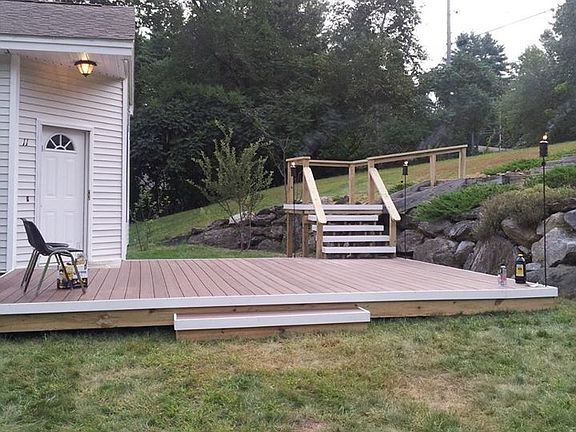entry stairs to front deck