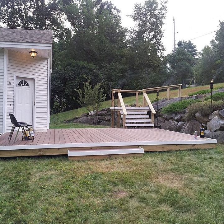 entry stairs to front deck