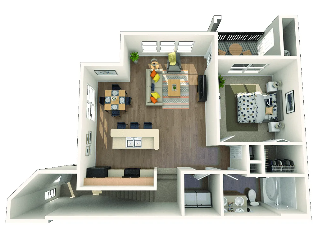 Floor plan A4 - The English