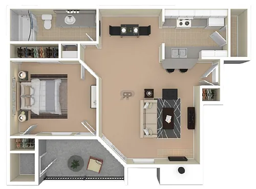 Floor plan 1C