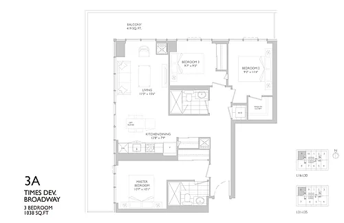 Floor plan 3A