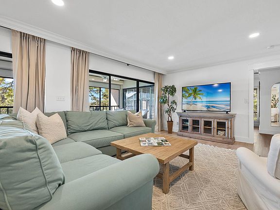 Plenty of comfy seating for family and friends for that fun watch party