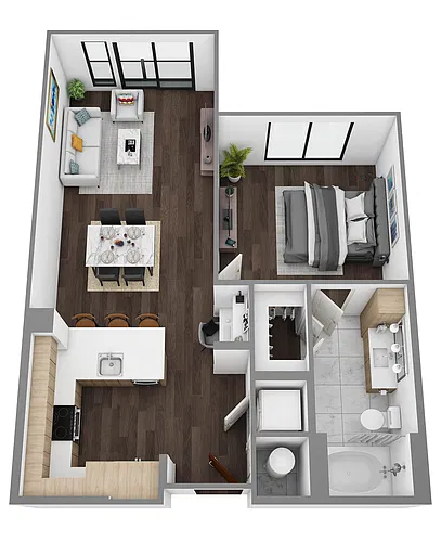 Floor plan B