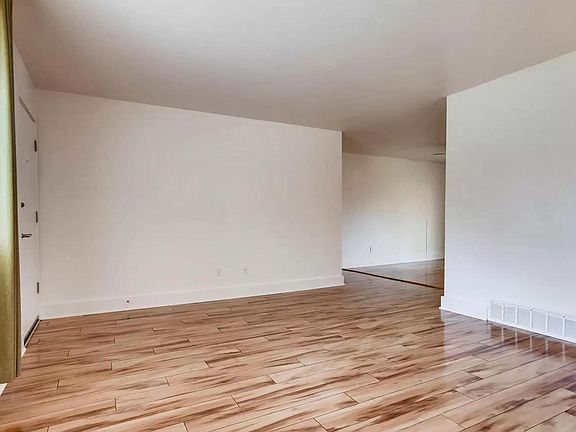 Living room and dining room