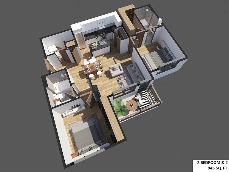 2 Bedroom x 2 Bathroom with washer and dryer, large walk in closet, custom built kitchen 2 Bedroom x 2 Bathroom with washer and dryer, large walk in closet, custom built kitchen