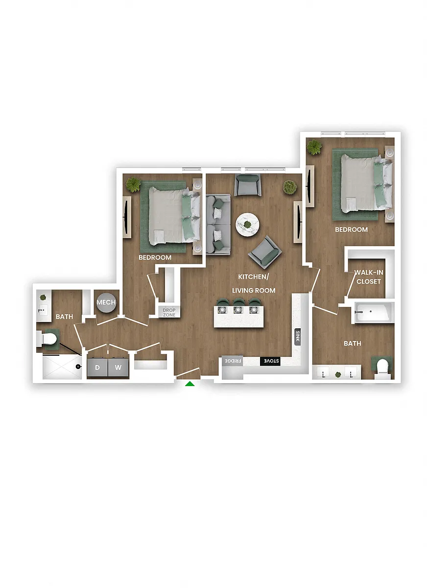 Floor plan B6B