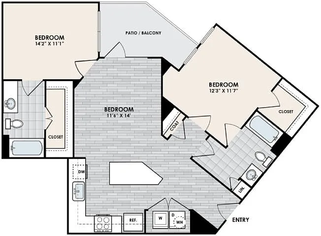 Floor plan B2A