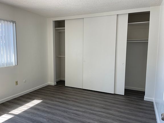 Bedroom with ample closet space
