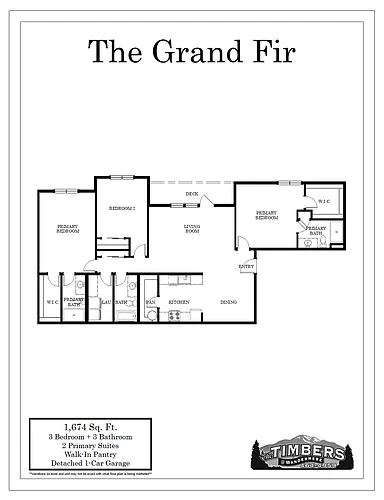 Floor plan The Grand Fir
