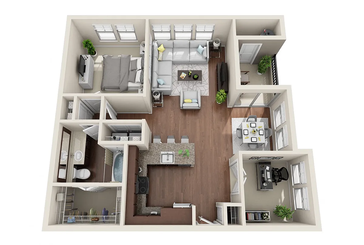 Floor plan A1E