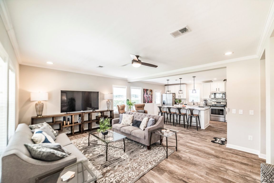 Open Floor Plan Living Room