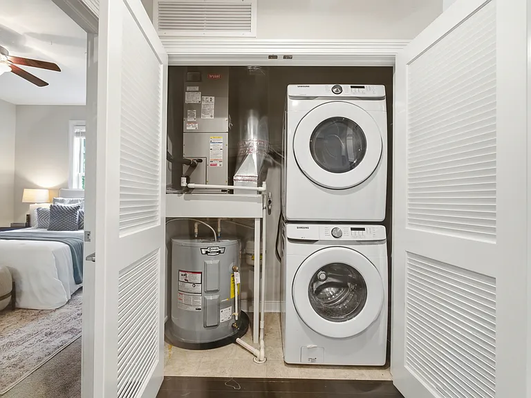 In-unit washer and dryer