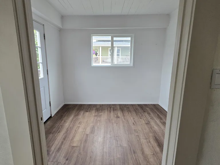 Large mud room.