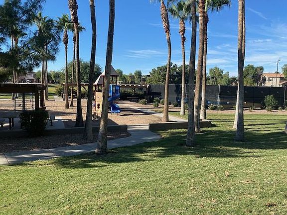 Play park and tennis/pickle ball courts across street
