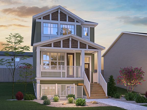 An artist s rendering of the Douglas Craftsman in Rockland Park by Brookfield Residential.