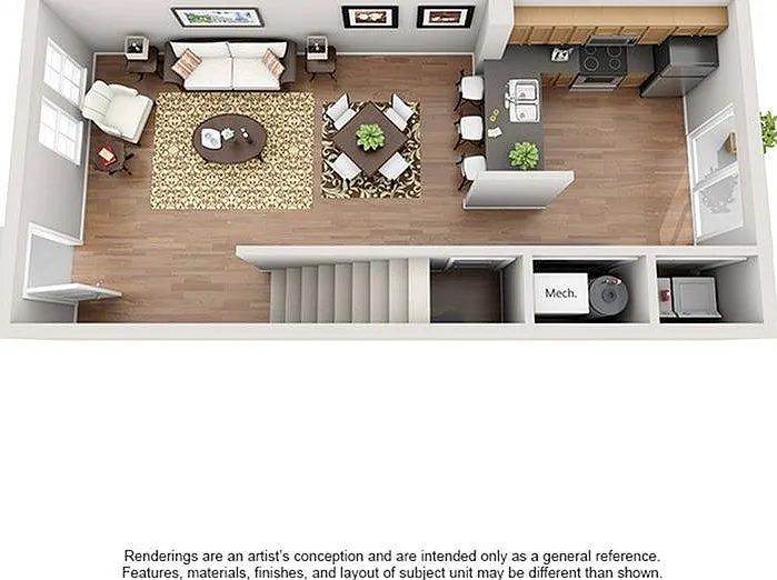 2 Bedroom | 1 Bath | 1075 SF | First Floor 2 Bedroom | 1 Bath | 1075 SF | First Floor
