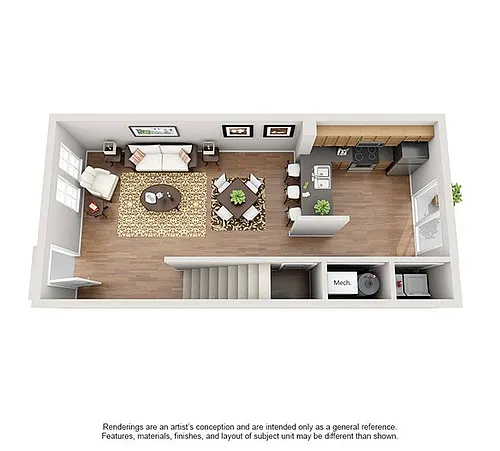 Floor plan Bentley Townhome II
