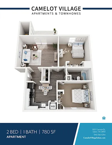 Floor plan 2 Bedroom